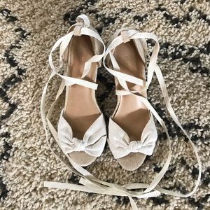 APT 9 Ankle Wrap Espadrille Wedge
